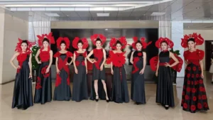 Fashion Show Featuring Traditional Paper-Cut Designs